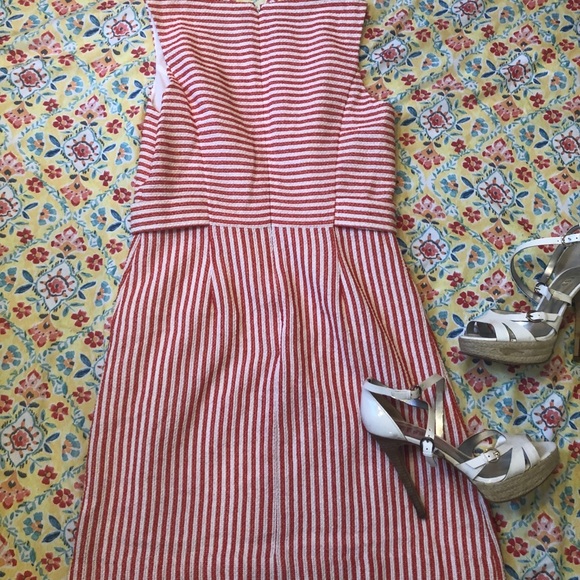 Banana Republic- Orange and White Dress - Picture 7 of 8